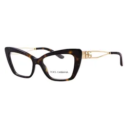 Gọng Kính Cận Nữ Dolce & Gabbana D&G Eyeglasses DG3375B 502 Màu Nâu Havana