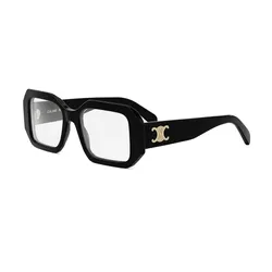 Kính Mắt Cận Celine Eyewear Triomphe Square Glasses CL50155I Màu Đen
