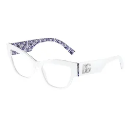 Kính Mắt Cận Nữ Dolce & Gabban DG3378 3371 Eyeglasses Màu Trắng