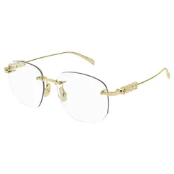 Kính Mắt Cận Gucci Gold Eyeglasses GG1806O 002 Màu Vàng Gold