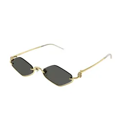 Kính Mát Gucci Geometric Frame Sunglasses GG1604S 001 Màu Đen