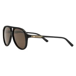 Kính Mát Nam Gucci Aviator Frame Sunglasses GG1288SA Màu Đen Nâu