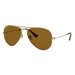 Kính Mát Nam Rayban Aviator Classic RB3025 001/33 Màu Nâu - Vàng Size 58