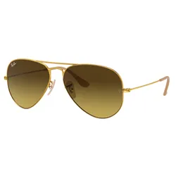 Kính Mát Nam Rayban Aviator Gradient Sunglasses RB3025 112/85 Màu Nâu - Vàng Size 55