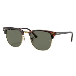 Kính Mát Nam Rayban Clubmaster Classic RB3016 990/58 Màu Xanh Havana Size 55