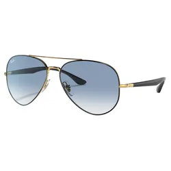 Kính Mát Nam Rayban Clubmaster Classic RB3675 90003F Màu Xanh - Vàng