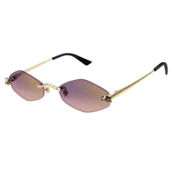 Kính Mát Nữ Cartier CT0433S 004 Màu Hồng Vàng