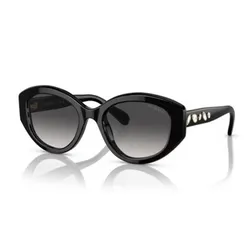 Kính Mát Nữ Swarovski Cat Eye Shape SK6005 5679527 Sunglasses Black Màu Đen Xám