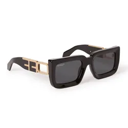Kính Mát Off-White Boston OERI073S23PLA001 0807 Black Màu Xám/Đen