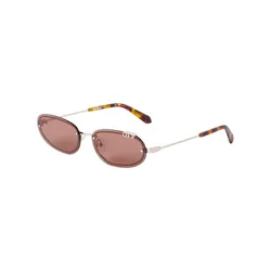 Kính Mát Off-White Miami OERI13MF24MET0017664 Gold Brown Màu Nâu