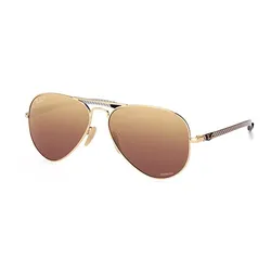 Kính Mát Rayban Aviator Carbon Fibre RB8317 Chromance Nâu - Kính Mát Cao Cấp Bảo Vệ UV, Thiết Kế Thời Trang Sang Trọng
