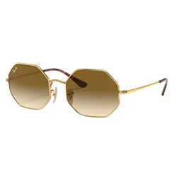 Kính Mát Unisex Rayban Octagon 1972 Sunglasses RB1972 914751 Màu Vàng Nâu
