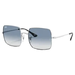 Kính Mát Unisex Rayban Square 1971 Classic Sunglasses RB1971 91493F Màu Xanh Bạc