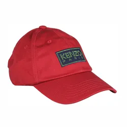 Mũ Kenzo Logo Patch Baseball Cap FC65AC911F32 Màu Đỏ