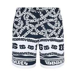 Quần Short Nam Dolce & Gabbana D&G  M4A13T FHMUZ Màu Navy/Trắng Size 46
