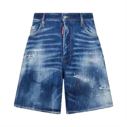 Quần Short Nam Dsquared2 S71MU0797 S30872 470 Màu Xanh Dương Size 48