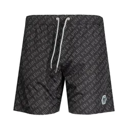 Quần Short Nam Philipp Plein Logo CUPP13M01 Màu Đen Size M