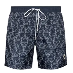 Quần Shorts Nam Karl Lagerfeld KL21MBM12 Màu Xanh Navy Size S