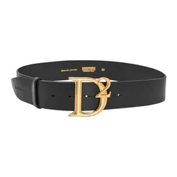 Thắt Lưng Nam Dsquared2 D2 Statement Belt BLK/GOLD BEM0393 Màu Đen Size 90