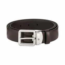 Thắt Lưng Nam Montblanc Brushed Brown 30mm Leather Belt MB129452 Màu Nâu