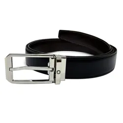 Thắt Lưng Nam Montblanc Men's Reversible Leather Belt 118914 Màu Đen Nâu