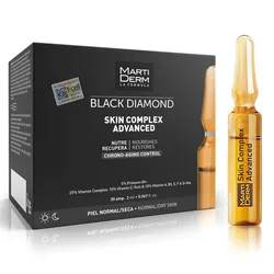 Tinh Chất Ampoule Hỗ Trợ LàmTrẻ Hóa & Làm Sáng Da 5% Proteum 89+, 15% Vitamin C-Tech MartiDerm Black Diamond Skin Complex Advanced (30 x 2ml)