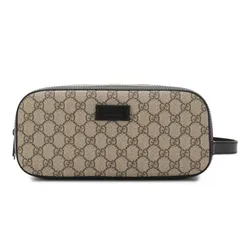 Túi Cầm Tay Gucci GG Supreme Màu Be