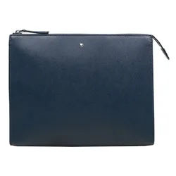 Túi Cầm Tay Nam Montblanc Sartorial Navy Clutch Bag Pochette 126055 Màu Xanh Navy