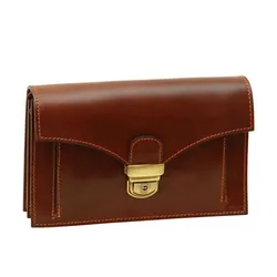 Túi Cầm Tay Old Angler Cowhide Clutch 073993MA 93MA Màu Nâu