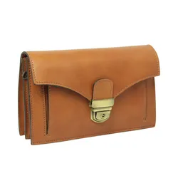 Túi Cầm Tay Old Angler Leather Clutch 073989CO Màu Nâu