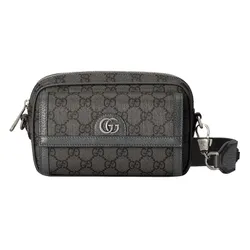 Túi Đeo Chéo Nam Gucci GG Mini Sac Ophidia Crossbody Bag Grey Màu Xám