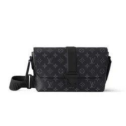 Túi Đeo Chéo Nam Louis Vuitton LV S-Cape Messenger M46794 Màu Đen