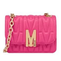 Túi Đeo Chéo Nữ Moschino Quilted M Pink 2217 A742980020206 Màu Hồng Đậm