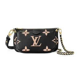 Túi Đeo Vai Nữ Louis Vuitton LV Multi Pochette Accessoires Bag M45777 Màu Đen