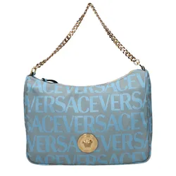 Túi Xách Nữ Versace Crossbody Bags Women Fabric Heavenly Màu Xanh Xám
