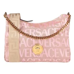 Túi Xách Nữ Versace Crossbody Bags Women Fabric Pink Màu Hồng