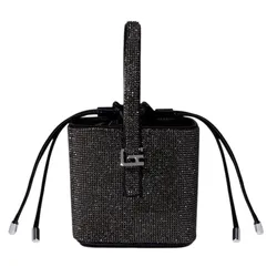 Túi Xách Tay Nữ Giarité Le Caree Black Màu Đen Xám