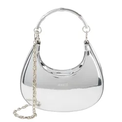Túi Xách Tay Nữ Giarité Luna Bag Silver Màu Bạc