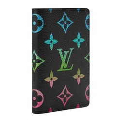 Ví Nữ Louis Vuitton LV M14134 Pocket Organizer Monogram Màu Đen Họa Tiết