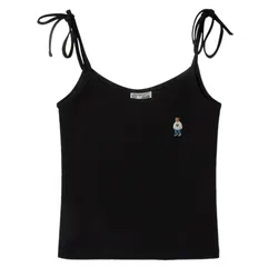 Áo Hai Dây Nữ WHOAU Steve Ribbon WHRNF3751F Màu Đen Size S