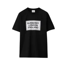 Áo Phông Burberry Black MARGOTBLE With Logo Applique - 8084348 Màu Đen Size XS