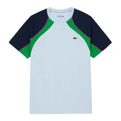 Áo Phông Nam Lacoste Men's Ultra Dry Colorblock Tennis T-Shirt TH8951 51 HIA Phối Màu Xanh Size 5