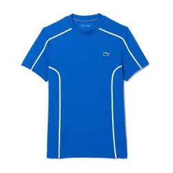 Áo Phông Nam Lacoste Ultra-Dry Pique Tennis Regular Fit Tshirt TH7545 IY4 Màu Xanh Dương Size 2