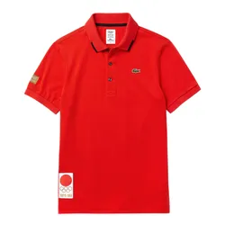 Áo Polo Nam Lacoste 1964 Tokyo Olympics Theme Short-Sleeve Màu Đỏ Size 2