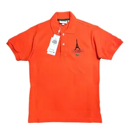 Áo Polo Nam Lacoste Short-Sleeve PH3052 SJI Màu Cam Size XS