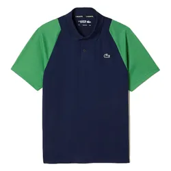 Áo Polo Nam Lacoste Men’s Tennis Recycled Polyester Shirt Men Blue DH5042-XI0 Màu Xanh Size 2