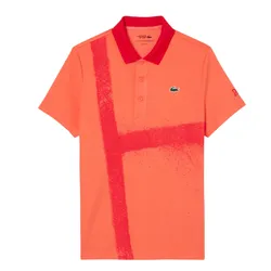Áo Polo Nam Lacoste Men's Tennis x Novak Djokovic DH8971 6PZ Màu Cam Size 3