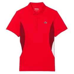 Áo Polo Nam Lacoste Men's Tennis X Novak Djokovic Fan Edition Straight Fit DH7330-F8M Màu Đỏ Size S