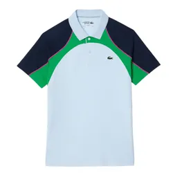 Áo Polo Nam Lacoste Men's Ultra Dry Colorblock Tennis Polo DH8955 51 HIA Màu Xanh Đen Size 4