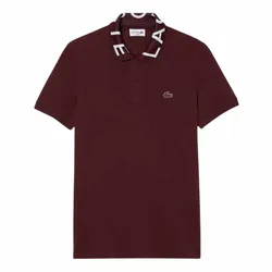 Áo Polo Nam Lacoste Slim Fit Movement Piqué PH7495 BZD Màu Đỏ Đô Size 3